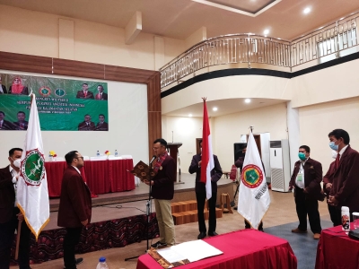 Muhammad Fithri Rahmani dilantik sebagai ketua terpilih PW HIPANI Kalimantan Selatan oleh Sekretaris PP HIPANI Rangga Aditya Setiawan